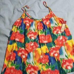 Brand New Merona Red Floral Cami